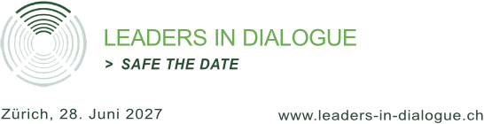 Logo LEADERS IN DIALOGUE 2027 - Safe the Date